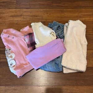 Toddler girl 6 pc bundle Gap OshKosh Hanna Andersson Mayoral 3
